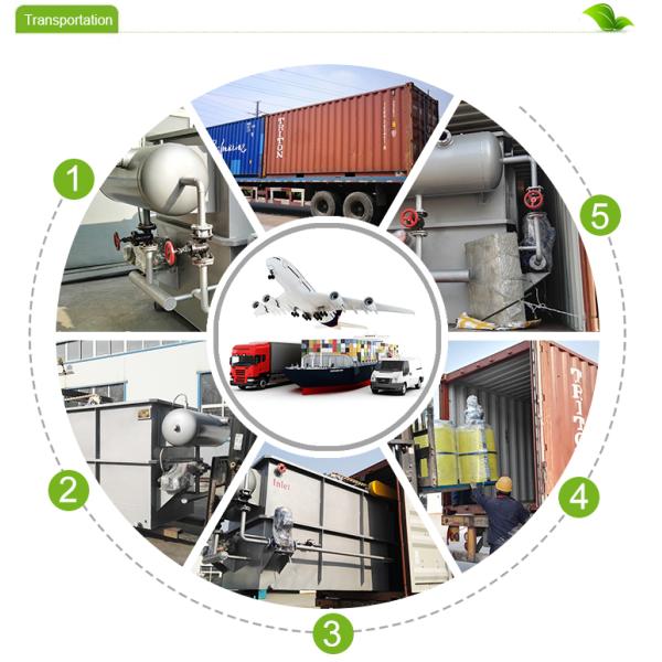 DAF Oily Waste Water Treatment Plant 304SUS Dissolved Air Flotation Unit