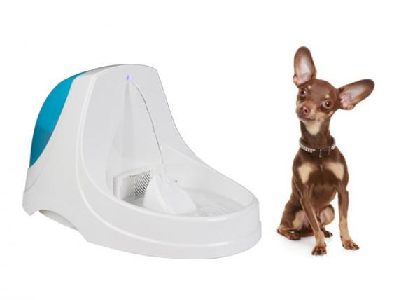 Quality Ultra Quiet Pet Drinking Water Fountain Transparent ABS 38x25x22 CM for sale