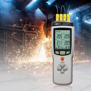 Handheld Thermocouple Thermometer With Double Measuring / Display Channels
