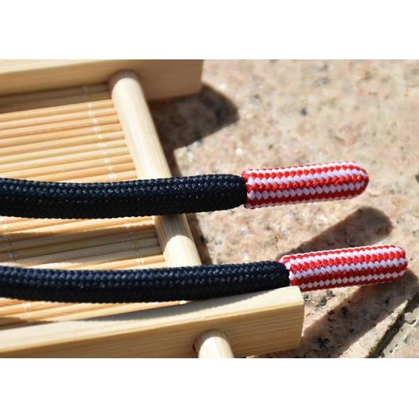 Long 31cm Garments Polyester Drawstring Cord With Custom Knitting Endings