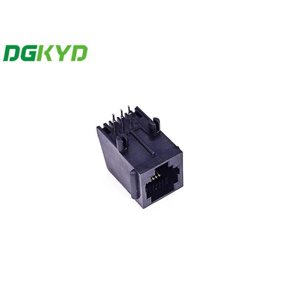 DGKYD5721E1166IWA1DB1057 Single Port 180 Degree TAB UP RJ45 Modular Connector With PBT Housing
