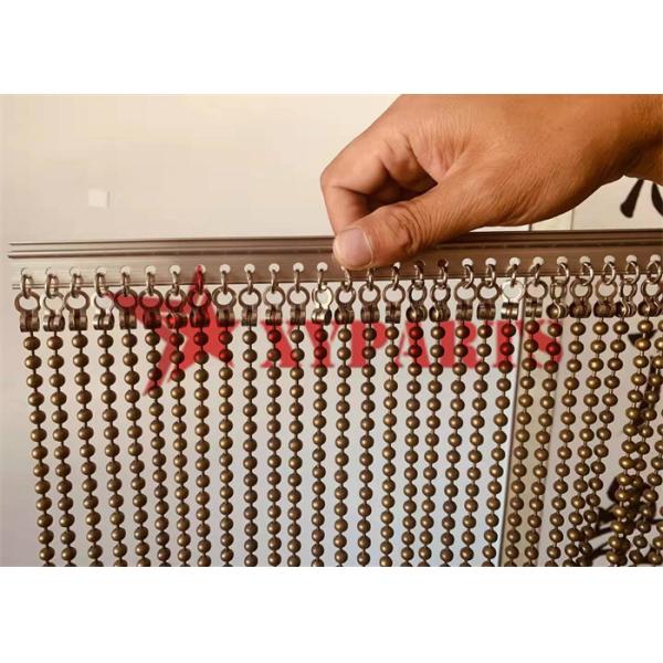 8mm Diameter Stainless Steel Ball Chain As Curtain Screen For Office Decoration