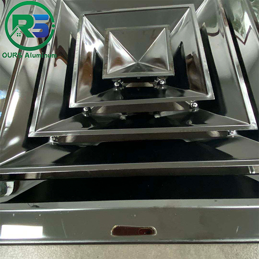 Sound Proof Artistic Perforated Air Conditioner Cover Vent Louver Unique