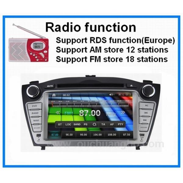 7 inch 2 din touch screen Hyundai IX35 car radio with bluetooth gps navigation OCB-8635