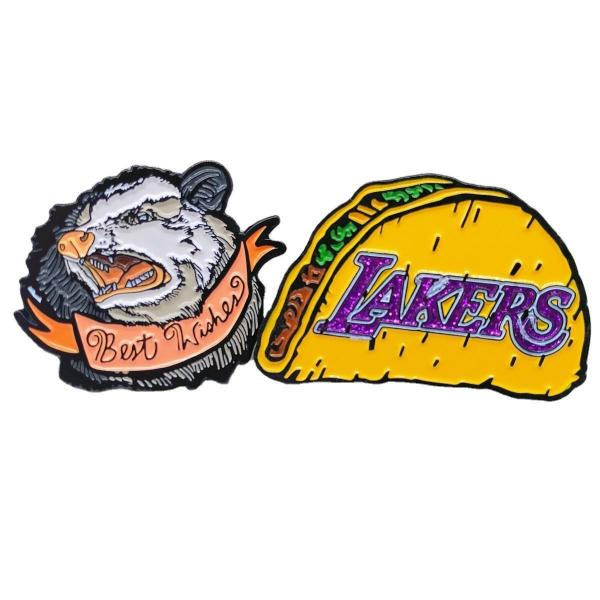 High Quality Souvenir Custom Logo Metal Hard Enamel Badge Fashion Jersey Decorative Lapel Pins for Clothes