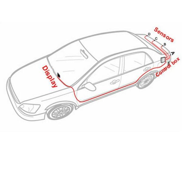 Quality Distance Control Car Parking Sensor System 170° Visual Angle 12 Months Warranty for sale