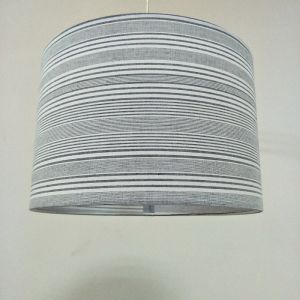 China Tiny Pinstripes Fabric Pendant Light Shades wholesale