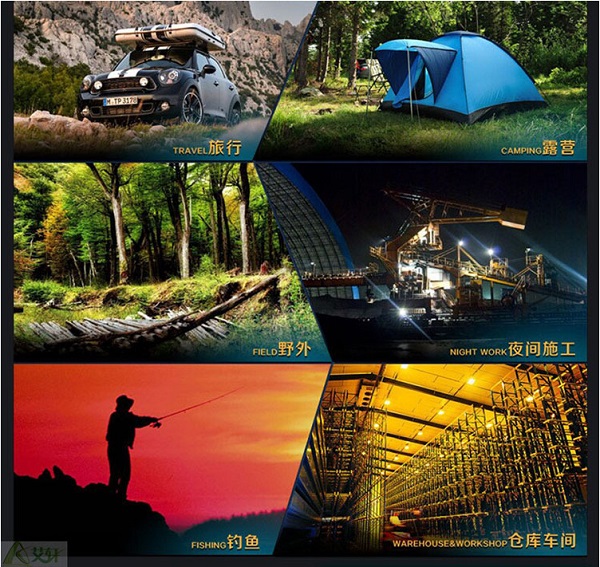 Super Slim Rechargeable LED Flood Light 10W 20W 30W 50W continous lighting time 14hrs max, IP54 waterproof