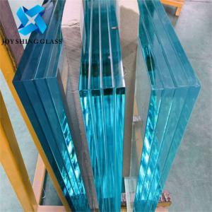 China Tempered Bullet Proof Glass Laminated Solid Structure Flat Shape wholesale