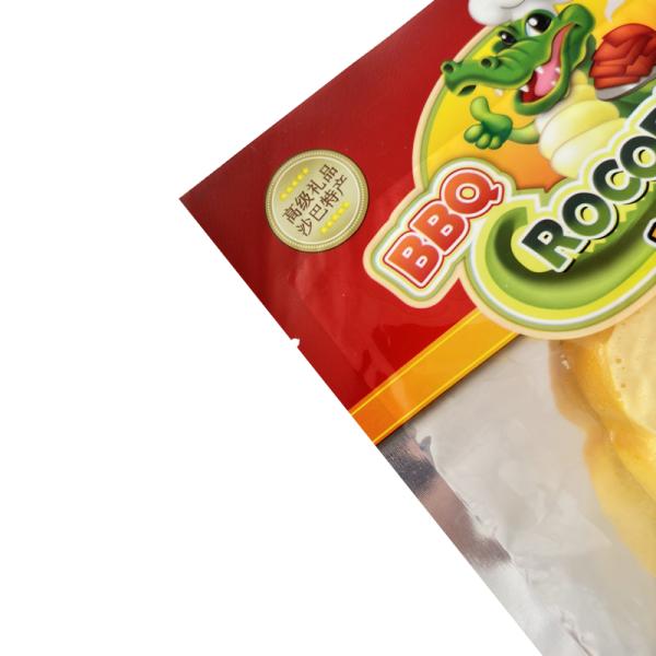 Smell Proof Windowed Beef Jerky Packaging Bags PET / VMPET / PE Material For Nuts Kernels