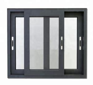 China Soundproof Aluminum Frame Windows Vertical Sliding 6063 T5 Thermal Break wholesale
