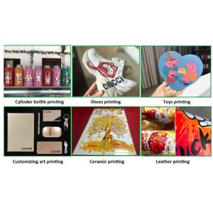 Digital UV Flatbed Printing Machine Plastic Cylinder UV Printer