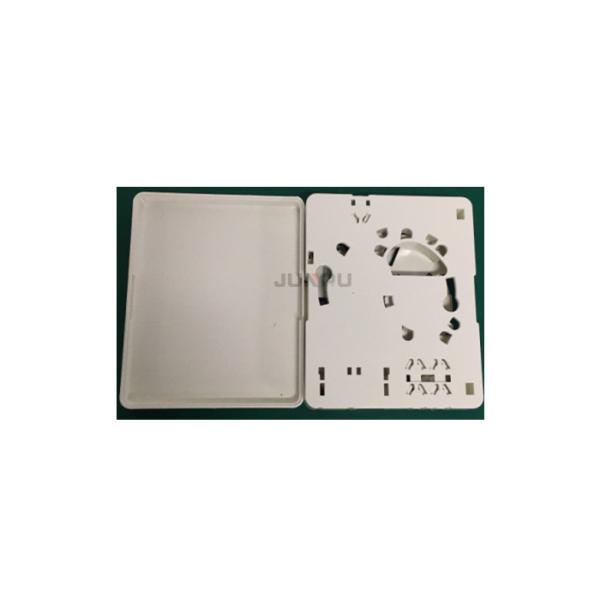 Wall Mounting Fiber Optic Small Terminal Box 2 Port With PC ABS Material