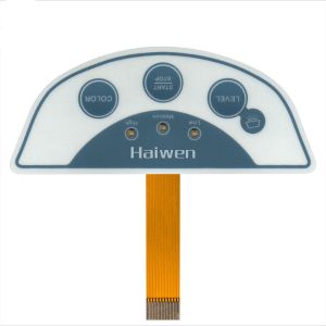 Illuminated LED Membrane Switch Non Tactile For Electromagnetic Oven