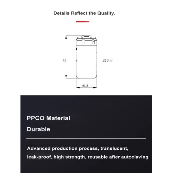 250ml High Speed Centrifuge Bottle Tube For Thermo Fisher And Beckman Centrifuge