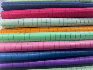 China Medical Antistatic Fabric ESD Strip 5mm 99% Polyester 1% Carbon Fiber Anti-Static Work Clothes Fabric wholesale