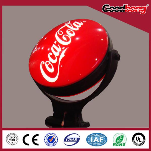 Wall Hanging Light box, Rotating Round Light Box , Vaccum Forming Acrylic light box