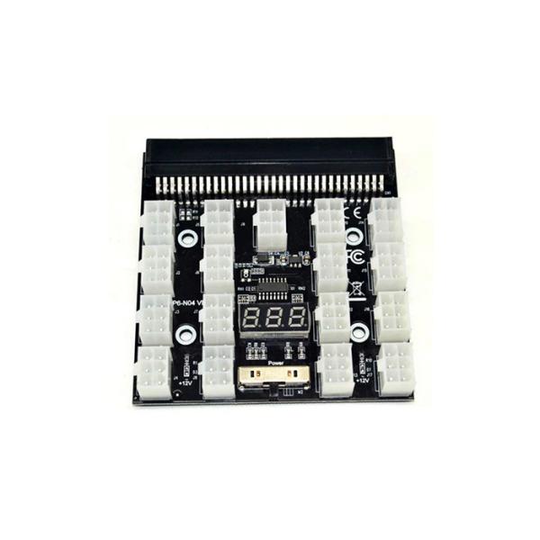ATX 17x 6Pin Power Supply Breakout Board 12V For Ethereum