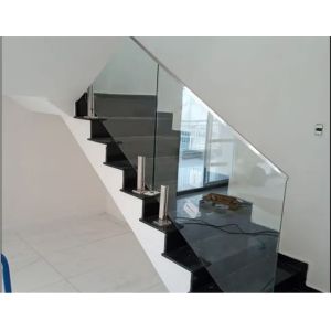 10mm Thickness Stair Hand Railings With Powder Coated / Polished / Brushed /
