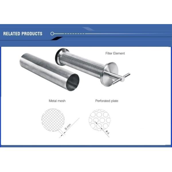 DONJOY 100 Mesh Stainless Steel Sanitary Strainer 2" Filter Straight Type Quick Ship