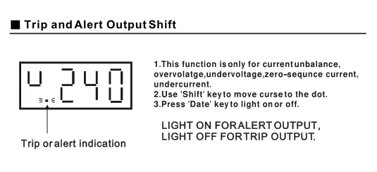 Under Voltage Current Monitoring Relay Fault Recording Screw Fixing Mounting