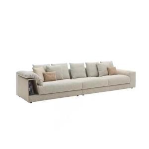 China Leatherette 0.8m Modern Living Room Sectional Sofas , Pine Contemporary Leather Sectional Sofas For Small Spaces on sale