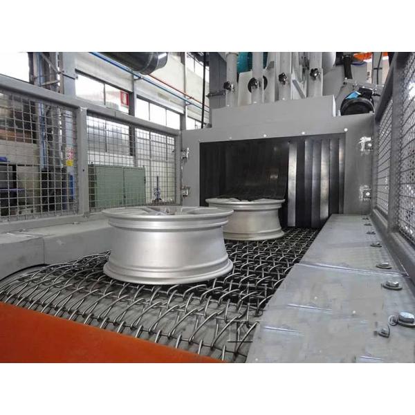 Mesh Belt Stone Cleaning Shot Blasting Equipment Pass Through Abrasive Blasting Equipment