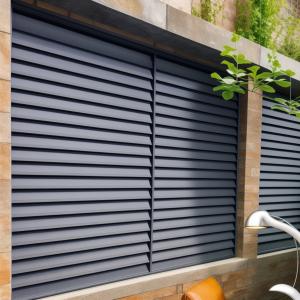 China Anodizing Aluminium Louvered Window Frame Triple Glass Sound Insulation wholesale