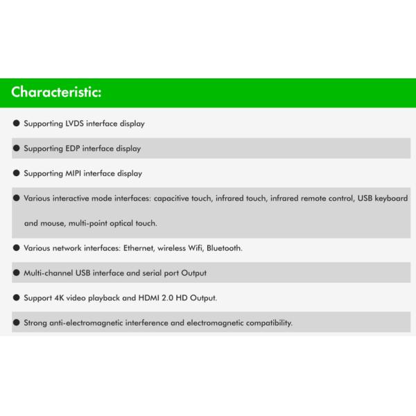 RK3399 Android 10 Embedded System Development Motherboard Industrial Level PCBA 4+32GB Board