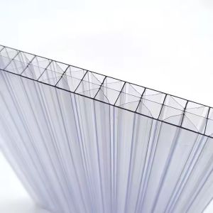China Eco Friendly X Structure Polycarbonate Sheet Multiwall 32mm UV Protection wholesale