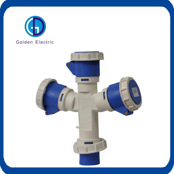 IP44 Rainproof Industrial Electric Plug And Socket 32A Wall Mounted type