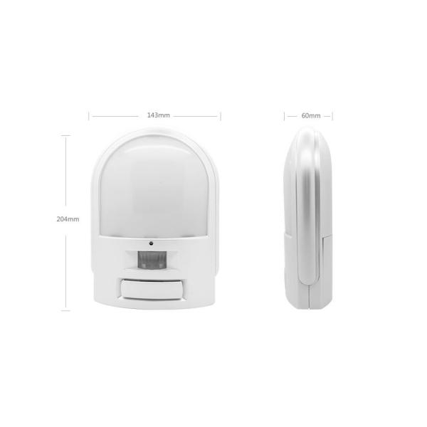 4-IN-1 Bluetooth Smart Family Electric Home Motion Sensor Alarm&Light controlled by smart phone CX601