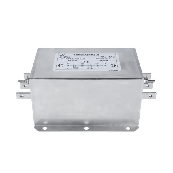 400A Large Current Three Phase EMI Filter 250V/440V RFI Power Filter For Industrial System