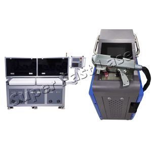 China Automatic Laser Cleaning Equipment 100w Rust Removing Laser 50W - 500W wholesale
