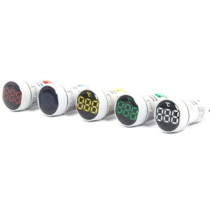 China 22mm Round Temperature Indicator Light meter with crystal cover wholesale