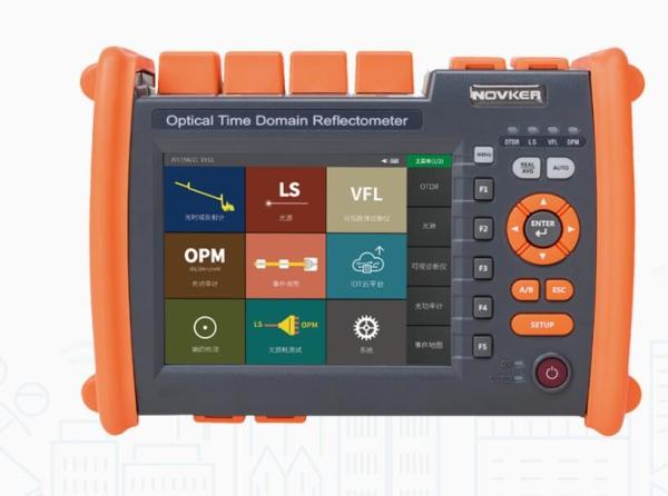 Multi Functional Optical Fiber OTDR Optical Time Domain Reflectometer 32db /