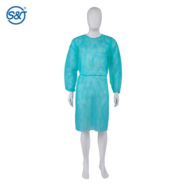 Wholesale Medical Disposable Lab Coats SMS Non Woven PP Stretchable Surgical Lab Gown Hospital Uniform