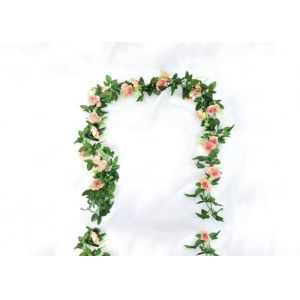 China Party Backdrop Natural Looking 32 Heads Plastic Flower Strings wholesale