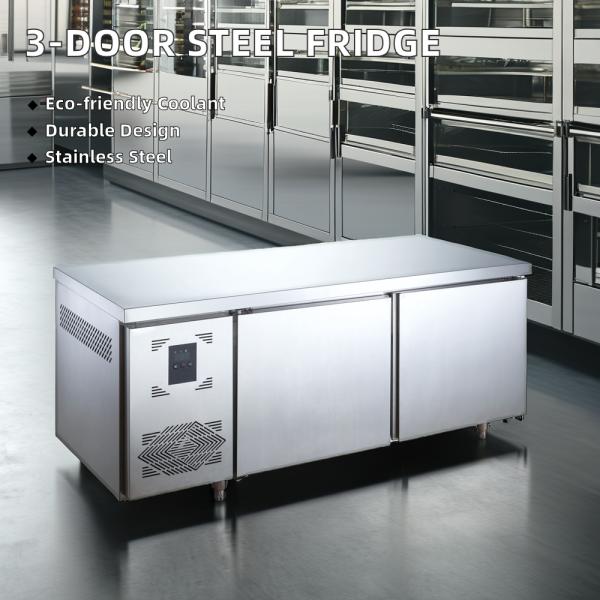 Platform Refrigerator Commercial Kitchen Worktable Freezer Commercial Stainless Steel Restaurant Fridge Kitchen Refrigerator
