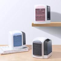 China Personal Space Mini Desktop Air Conditioner 380ml Usb DC5V quiet for sale
