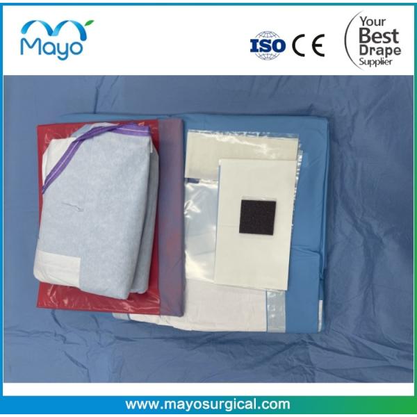 China Disposable Laparotomy Drape Pack Sterile Surgical Abdominal Drape Pack wholesale