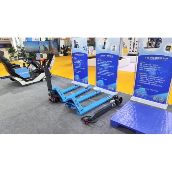Pallet Truck Handle Integrated with Forward Wheel Can Change Manual Jack Into Electric Pallet Truck