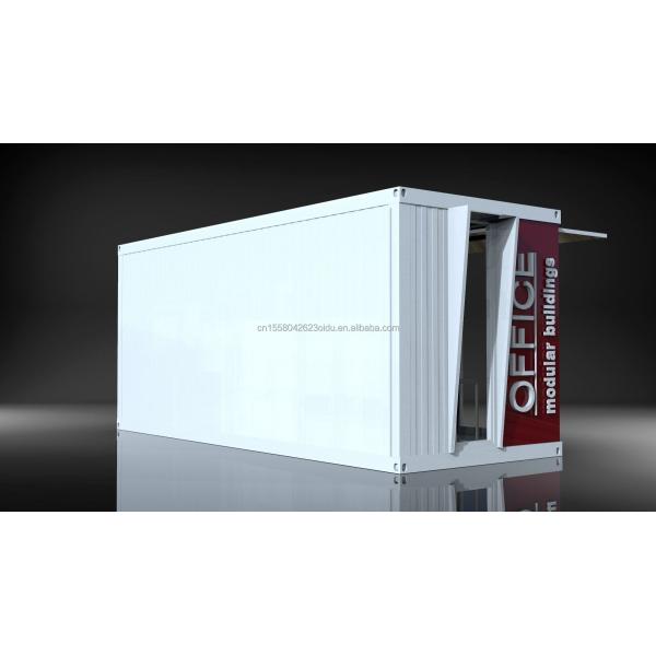 Main Structure Galvanized Steel Square Tubes Outdoor Food Store Sentry Box Coffee Shop Clothing Container