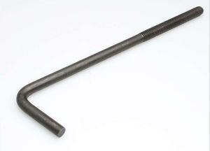 L Shaped Foundation Anchor Bolts , Customized L Type Anchor Bolt