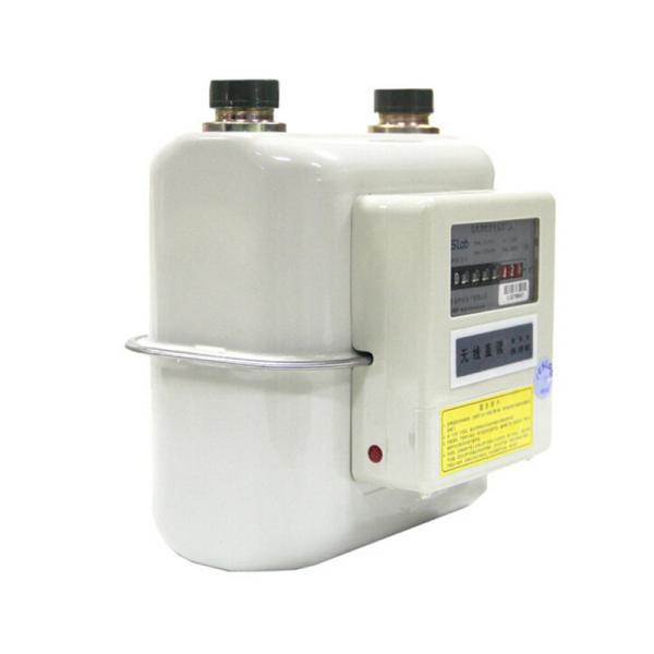 Quality Metal / Steel Case Prepaid Gas Meter Directing Reading With IC Card Preayment for sale