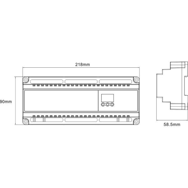 Portable LED DMX Decoder , 1440W 24 Channel Dmx Decoder CE Certificated