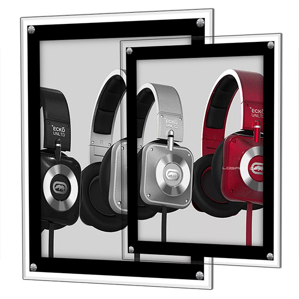 Frameless LED Light Box Display Stand Backdrop Graphic Printing On Fabric