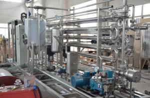 China Pineapple Juice / Tea Drink UHT Sterilization Machine SUS304 / SUS316L wholesale