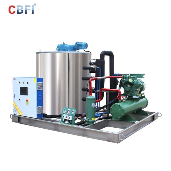Quality Energy Saving Flake Ice Maker Residential , Automatic Ice Machine For Freeze Drinks for sale