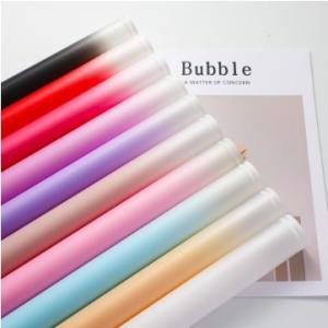 China Lizhiran Gradient Milan Paper Floral Paper Lollipop Wrapping Paper Matte Paper Flower Shop Flower Wrapping Paper Wholesale wholesale
